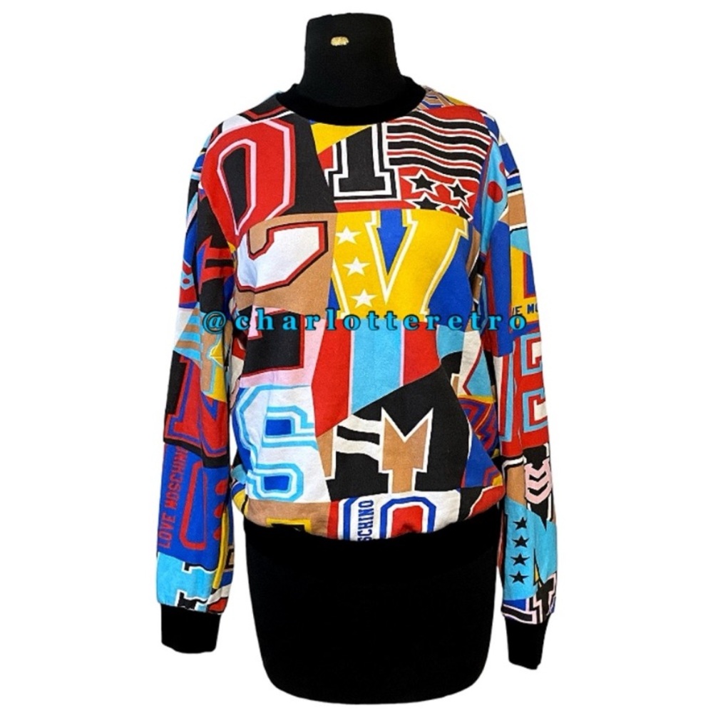 Love Moschino • Unisex AOP Colorblock Sweatshirt - Picture 3 of 11